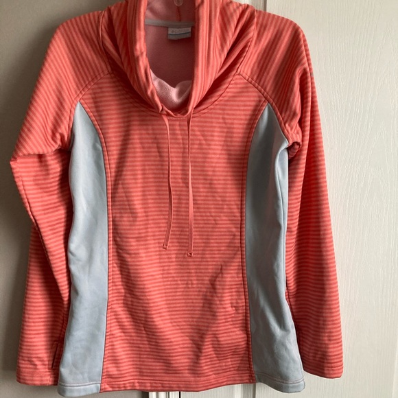 Columbia Tops - Columbia sweatshirt silver and Orange